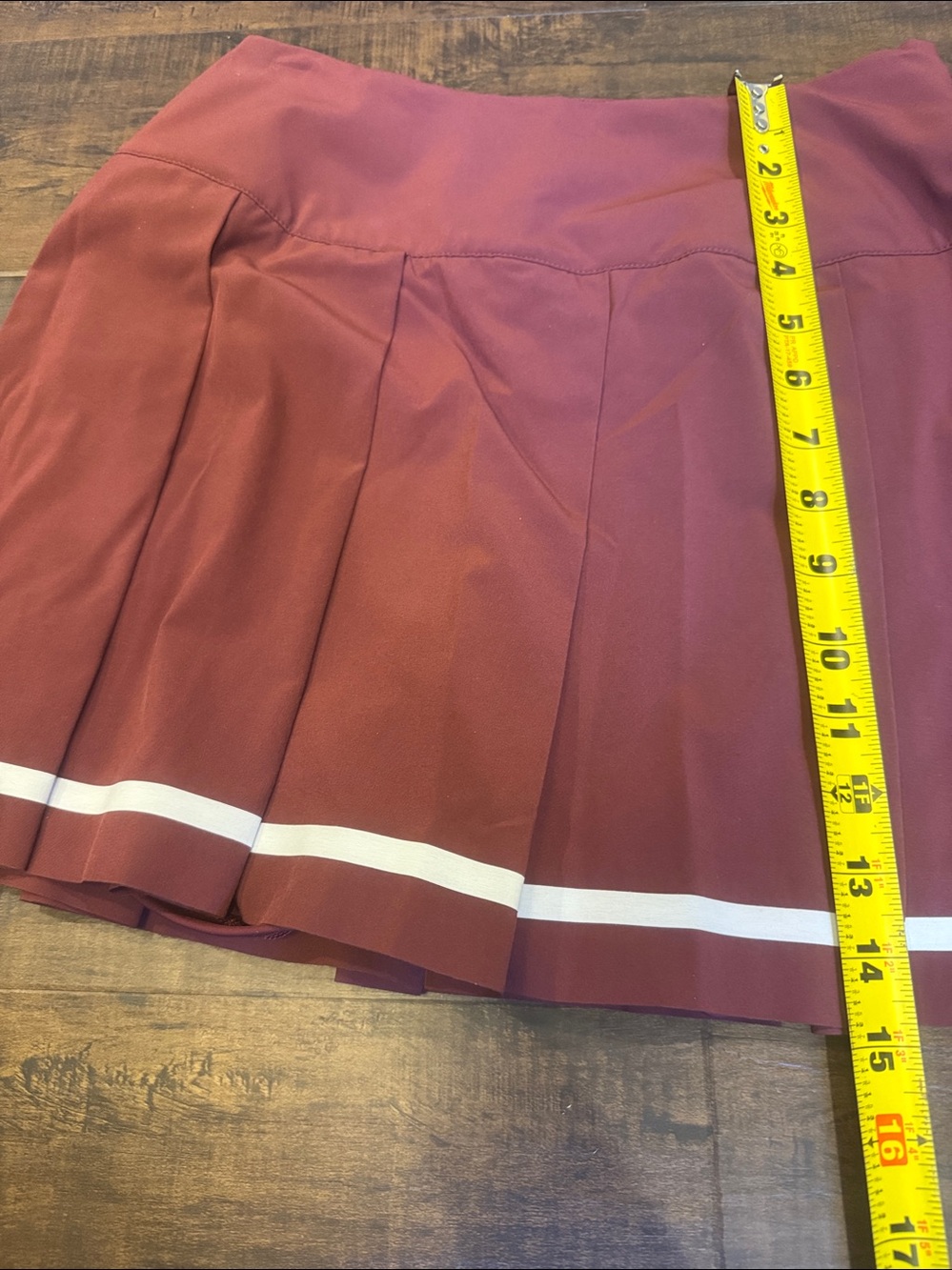 Puma active women’s outfit, small squart and medium tank. Maroon - Picture 8 of 8